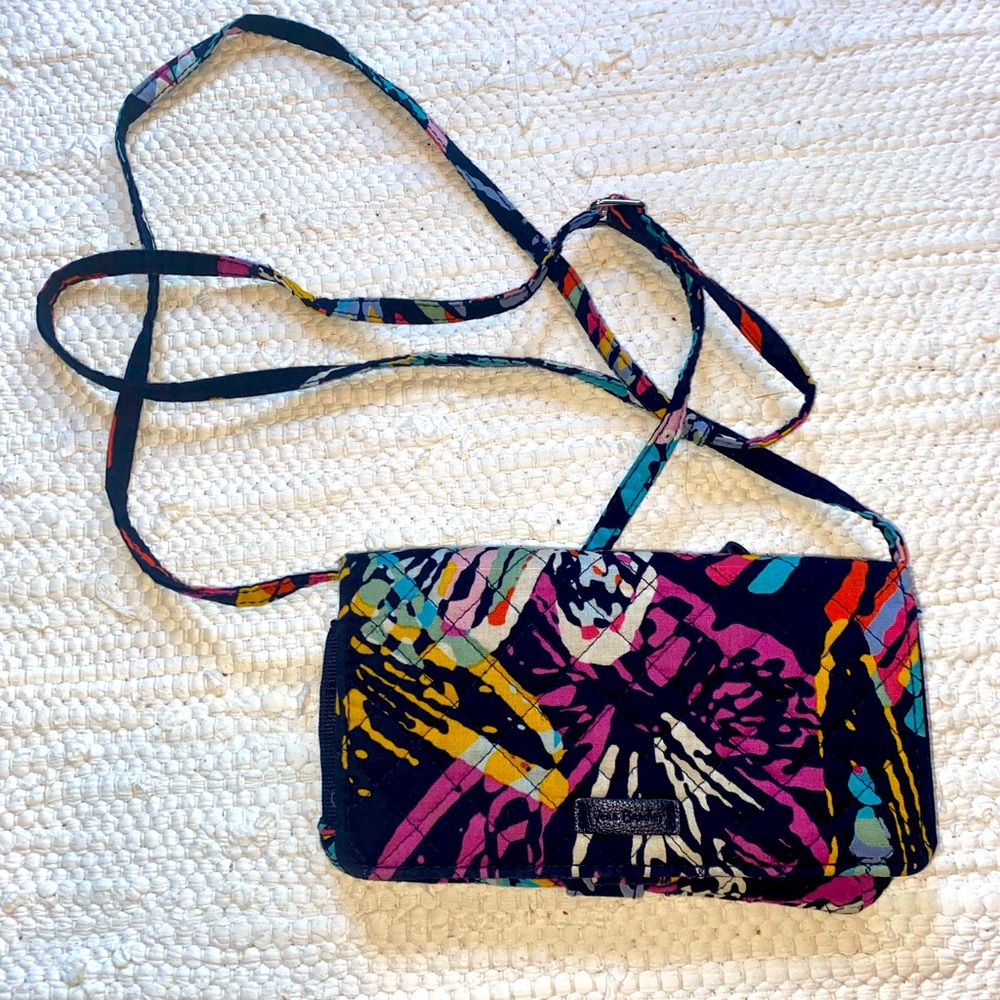 Vera Bradley Iconic RFID Crossbody Wallet
